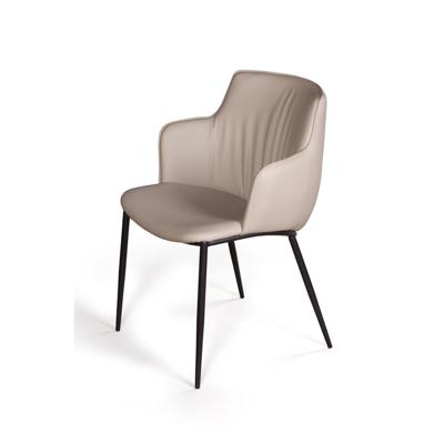 Стул Top concept Стул с подлокотниками София, иск.кожа soft-touch, серый арт. 2001000001460
