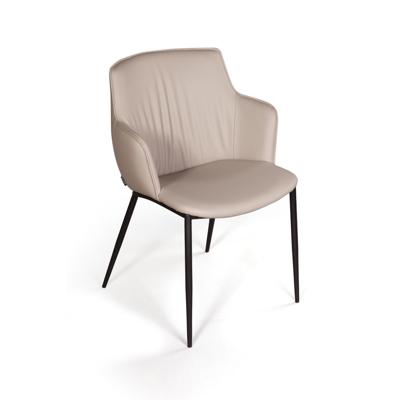 Стул Top concept Стул с подлокотниками София, иск.кожа soft-touch, серый арт. 2001000001460