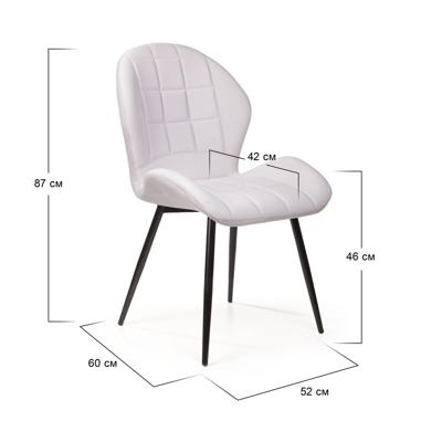 Стул Top concept Стул Ральф, бархат жемчужный 04 арт. 21557