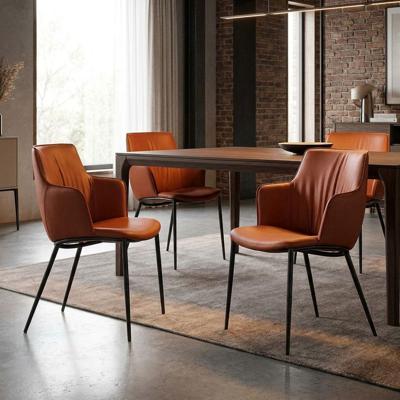 Стул Top concept Стул с подлокотниками София, иск.кожа soft-touch, терракот арт. 2001000001897