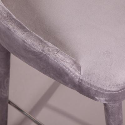 Стул полубарный Top concept Стул полубарный Дуглас, бархат серый арт. 2000000000282