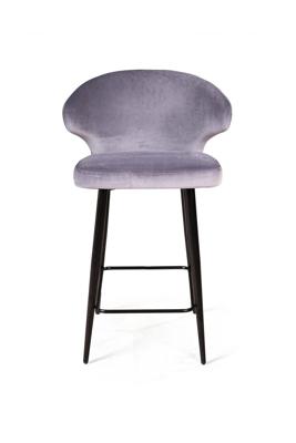 Стул полубарный Top concept Стул полубарный Ричард, бархат светло-серый 26 арт. 80827