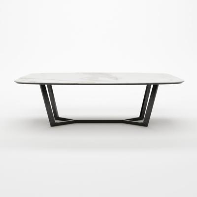 Стол Top concept Стол овальный Бенц 160, керамика матовая, белая арт. 14303
