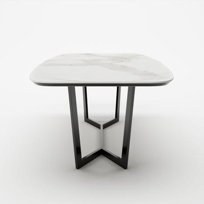Стол Top concept Стол овальный Бенц 160, керамика матовая, белая арт. 14303