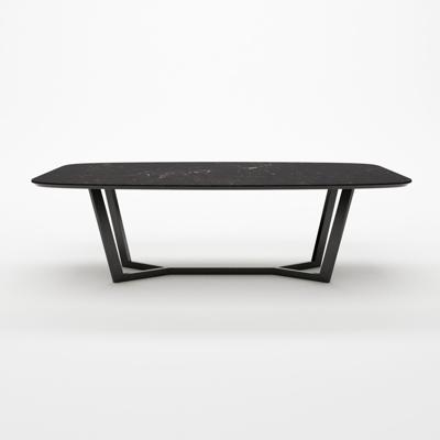 Стол Top concept Стол овальный Бенц 160, керамика матовая, черная арт. 14306