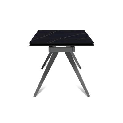 Стол раскладной Top concept Стол раскладной Асти (140+40+40), керамика Чёрное золото матовое арт. 50168000001378