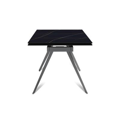 Стол раскладной Top concept Стол раскладной Рейн (140+40+40), керамика Чёрное золото матовое арт. 50951000001279