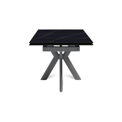 Стол раскладной Top concept Стол раскладной Стронг (140+40+40), керамика Чёрное золото матовое арт. 53406000001986