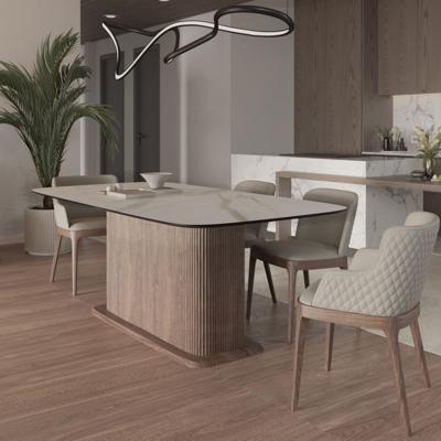 Стол Top concept Стол прямоугольный Денвер 160, керамика матовая, опора дерево арт. 22800