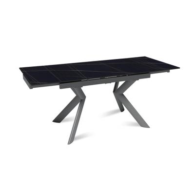 Стол раскладной Top concept Стол раскладной Бридж (120+30+30), керамика Чёрное золото матовое арт. 53209000002047