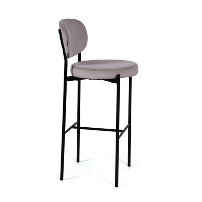 Стул барный Top concept Стул барный Мейсон, бархат светло-серый 26 арт. 21289