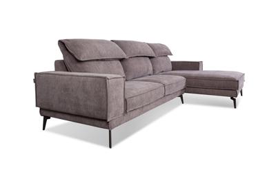 Диван Top concept Диван Энзо с шезлонгом, рогожка, бежевый арт. 11797