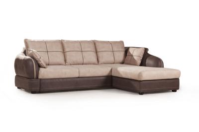 Диван Top concept Неаполь диван-кровать с шезлонгом, замша арт. 12421