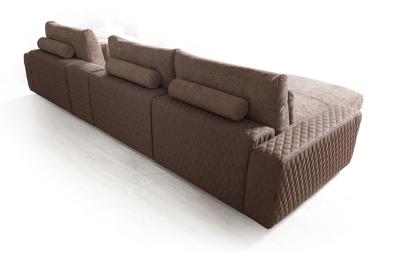 Диван Top concept Альдо угловой модульный диван с шезлонгом, баром и столиком арт. 18788