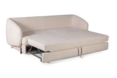 Диван Top concept Бабл диван-кровать прямой, шенилл Риф крем арт. 23265