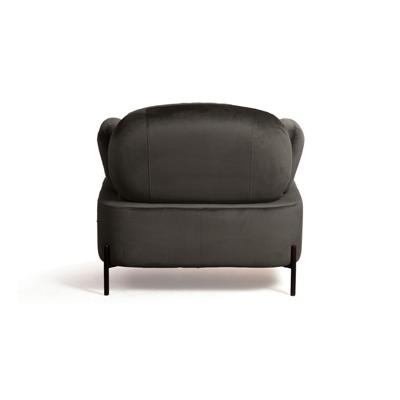 Кресло Top concept Кресло Денди, бархат matte 80 серый арт. 81208