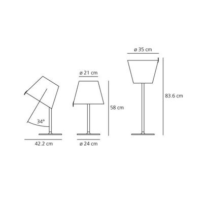 Лампа ARTEMIDE Настольная лампа 0315010A арт. 0315010A