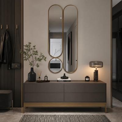 Зеркало Art-Zerkalo Deko mod.1 Gold Сет из 2-х зеркал 35*125 см, Ø35 см арт. SM071GL
