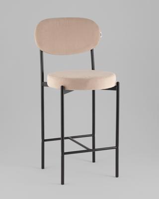 Стул полубарный Stool Group Стул Бриф Original N полубарный велюр бежевый арт. УТ000042858