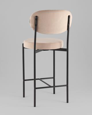 Стул полубарный Stool Group Стул Бриф Original N полубарный велюр бежевый арт. УТ000042858