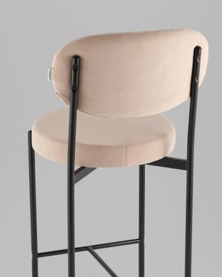 Стул полубарный Stool Group Стул Бриф Original N полубарный велюр бежевый арт. УТ000042858