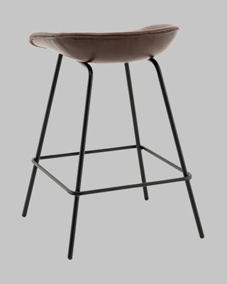 Стул полубарный Stool Group Стул полубарный Фуриоса экокожа коричневый арт. УТ000042642