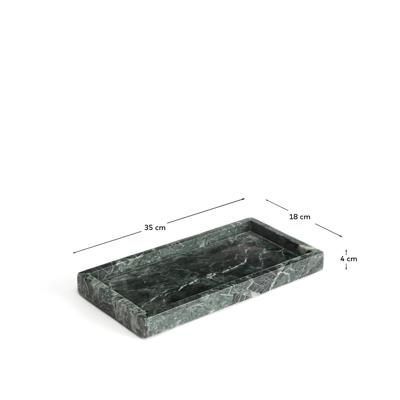 Аксессуар La Forma (ех Julia Grup) Поднос Serela из зеленого мрамора 35 x 18 см арт. 437026
