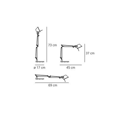 Лампа ARTEMIDE Настольная лампа A011800 арт. A011800