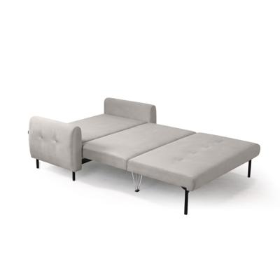 Диван Top concept Сиена диван-кровать прямой с подлокотниками, велюр фрост сильвер арт. 0000005236500000052853000001719