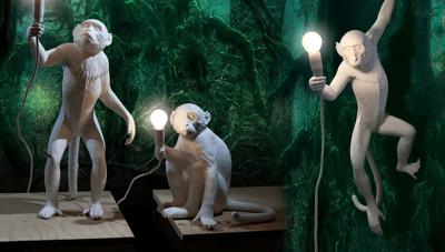Бра Seletti Настенный светильник Monkey Lamp Hanging Left арт. 14921
