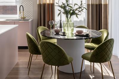 Мебель Garda Decor 30C-30177 Стул велюр хаки, мет.ножки 50*53*77см арт. 30C-30177