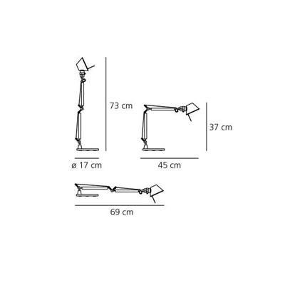 Лампа ARTEMIDE Настольная лампа A011850 арт. A011850