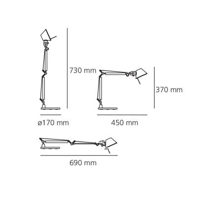 Лампа ARTEMIDE Настольная лампа 0011860A арт. 0011860A