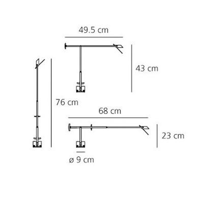 Лампа ARTEMIDE Настольная лампа Tizio Micro Black арт. A008100
