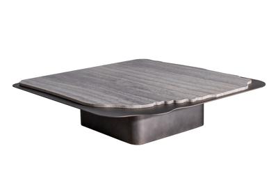 Мебель Garda Decor 58DB-24056 Стол журнальный Травертин (Travertine) 120*120*29см арт. 58DB-24056