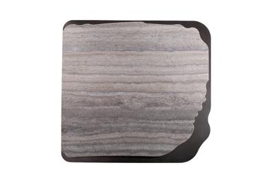 Мебель Garda Decor 58DB-24056 Стол журнальный Травертин (Travertine) 120*120*29см арт. 58DB-24056