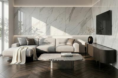 Мебель Garda Decor 58DB-24056 Стол журнальный Травертин (Travertine) 120*120*29см арт. 58DB-24056