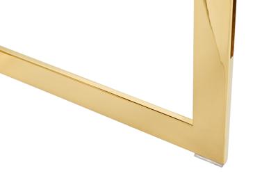 Стол журнальный Garda Decor 84HB-12STOL/ZH Стол журнальный тиковый шпон/лак, золото 40*40*50см арт. 84HB-12STOL/ZH