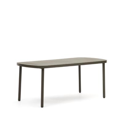Стол La Forma (ех Julia Grup) Joncols Уличный алюминиевый стол с зеленой отделкой 180 x 90 см арт. 157051