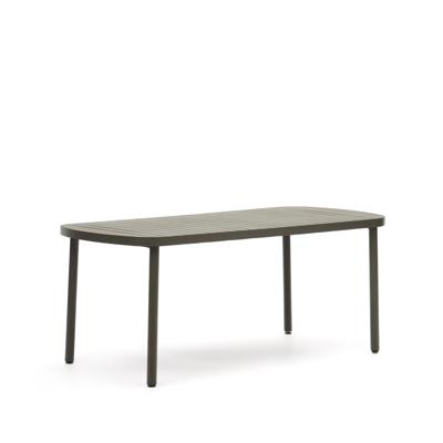 Стол La Forma (ех Julia Grup) Joncols Уличный алюминиевый стол с зеленой отделкой 180 x 90 см арт. 157051