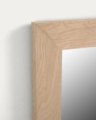 Зеркало La Forma (ех Julia Grup) Зеркало Nerina 52 x 152 cm натуральная отделка в широкой раме арт. 091212