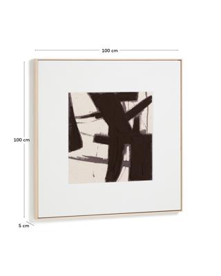 Постер La Forma (ех Julia Grup) Arilan Абстрактная картина ручной работы 100 x 100 см арт. 481205
