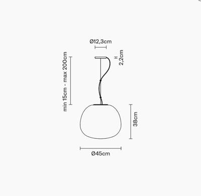 Подвесной светильник Fabbian  Подвесной светильник Lumi Mochi d45 арт. F07A0301