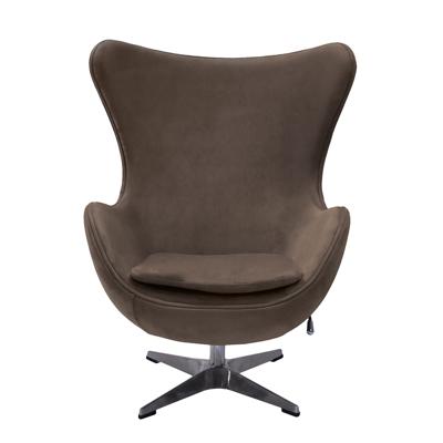 Кресло Bradexhome Кресло EGG STYLE CHAIR латте, искусственная замша FR 0647 арт. FR 0647