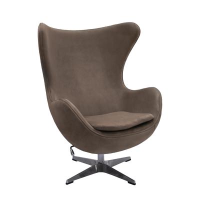 Кресло Bradexhome Кресло EGG STYLE CHAIR латте, искусственная замша FR 0647 арт. FR 0647