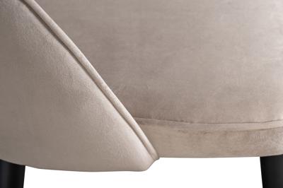 Мебель Garda Decor 30C-12280 Стул велюр серо-бежевый 51*56*84см, наконечники мат.золото арт. 30C-12280