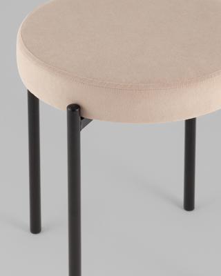 Комплект Stool Group Табурет Бриф Original велюр бежевый 4 шт. арт. УТ000042656