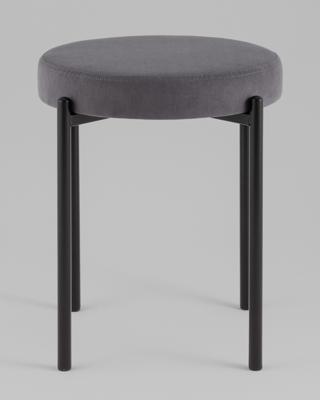 Комплект Stool Group Табурет Бриф Original велюр темно-серый 2 шт. арт. УТ000042729