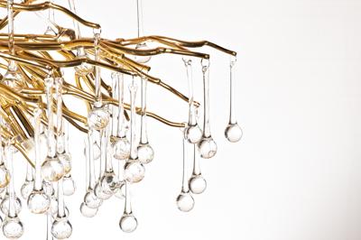 Потолочный светильник Garda Decor 86-80150 Люстра круглая d.120*h.38см, металл цвет золото арт. 86-80150