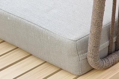 Диван Garda Decor 129KN-03047 Диван трехместный левосторонний "БЭЙЛИ (BAYLEY)" уличный серый 220*84*75см арт. 129KN-03047